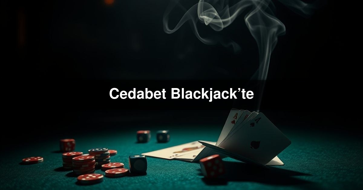 Cedabet Blackjack’te